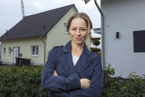 Theresa Scholze am Set